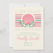 海岸最後のトースト – 航海のバチェロレッテ 招待状 (正面)
