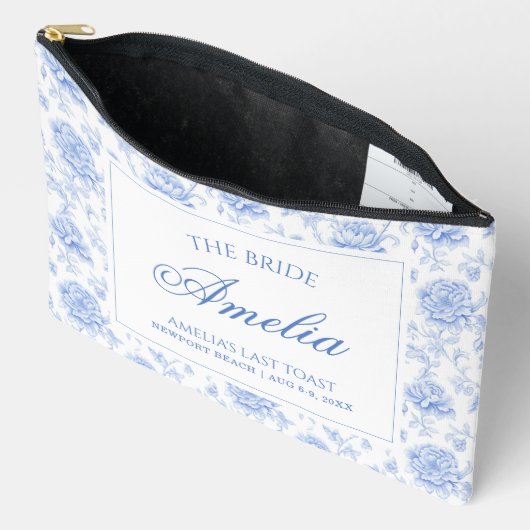海岸最後のトースト |花嫁 アクセサリーポーチ (見開き)