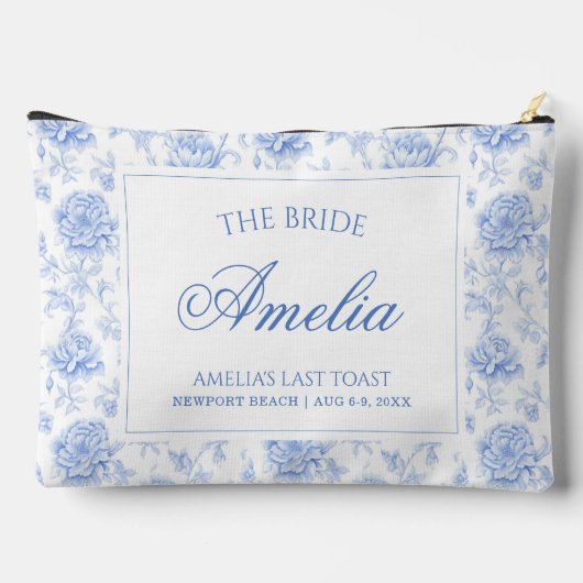 海岸最後のトースト |花嫁 アクセサリーポーチ (裏面)