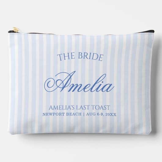 海岸最後のトースト |花嫁 アクセサリーポーチ (正面)