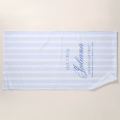 海岸最後のトースト | The Crew ビーチタオル (正面)