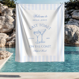 海岸最後の乾杯 ビーチブルー ブライズゲート タペストリー