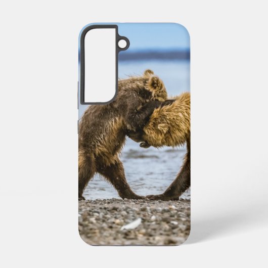 海岸沿いに生息するヒグマ SAMSUNG GALAXYケース (裏面)