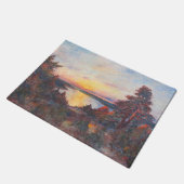 海岸沿いの夕日(Kimon Loghi) ドアマット (アングル)