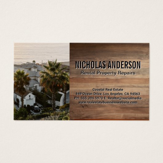 海岸沿いの家 (正面)