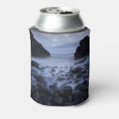 海岸沿いの小石と海 缶クーラー (缶裏面)