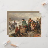 海岸沿いの嵐（ルドルフ・ヨルダン） カード (正面/裏面インサイチュ)