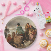 海岸沿いの嵐（ルドルフ・ヨルダン） ペーパープレート (パーティー)