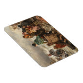 海岸沿いの嵐（ルドルフ・ヨルダン） マグネット (右側)