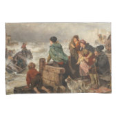 海岸沿いの嵐(ルドルフ・ヨルダン) 枕カバー (正面右)