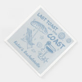 海岸沿いの最後のトーストの手描きバチェロレッテ (コーナー)