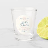 海岸沿いの最後のトーストバチェロレッテショットグラス ショットグラス (正面)