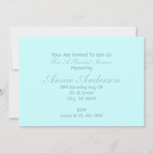 海岸沿いの納屋の木アクアブルーのヒトデの貝殻 招待状 (裏面)