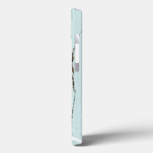 海岸沿いの納屋の木アクアブルーのヒトデの貝殻 Case-Mate iPhoneケース (裏面 / 左)