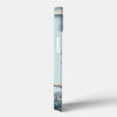 海岸沿いの納屋の木アクアブルーのヒトデの貝殻 Case-Mate iPhoneケース (裏面 / 右)