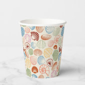 海岸沿いの貝殻 紙コップ (裏面)