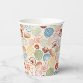 海岸沿いの貝殻 紙コップ (左)