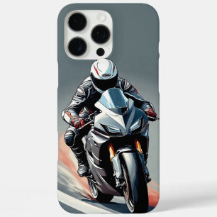🌊 海岸沿いの高速道路を疾走するスポーツバイクライダー、広がる大洋の下で iPhone 16 PRO MAXケース