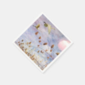 海岸沿いの鳥 スタンダードカクテルナプキン (角)