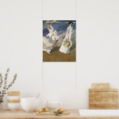 海岸沿いを散歩, 1909 ポスター (キッチン)