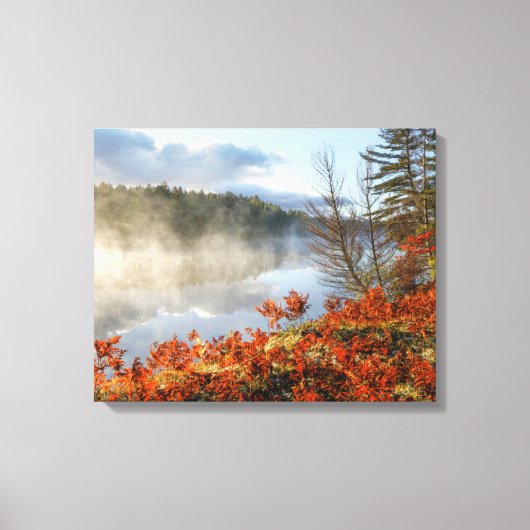 海岸沿いシダ |パラダイス，ミシガン キャンバスプリント (正面)