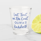 海岸沿お洒落いの手引きトースト ショットグラス (正面)