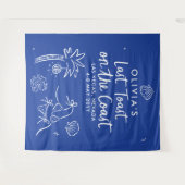 海岸沿お洒落いの手引きトースト タペストリー (正面(横))