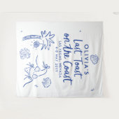 海岸沿お洒落いの手引きトースト タペストリー (正面(横))