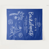 海岸沿お洒落いの手引きトースト タペストリー (正面(横))