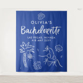 海岸沿お洒落いの手引きトースト タペストリー (正面)