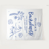 海岸沿お洒落いの手引きトースト タペストリー (正面(横))