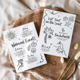 海岸沿お洒落いの手引きトースト 招待状