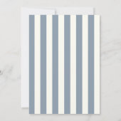 海岸沿岸のブルーラストトーストバチェロレッテ 招待状 (裏面)