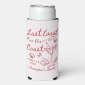 海岸沿岸の最後のトーストバチェロレッテセルツ スリム缶クーラー (Seltzer正面)