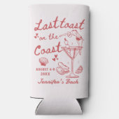 海岸沿岸の最後のトーストバチェロレッテセルツ スリム缶クーラー (裏面)