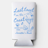 海岸沿岸の最後のトーストバチェロレッテセルツ スリム缶クーラー (裏面)