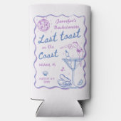 海岸沿岸の最後のトーストバチェロレッテ スリム缶クーラー (裏面)