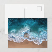 海岸波 ポストカード (正面/裏面)