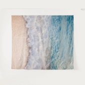 海岸海波 タペストリー (正面(横))