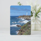 海岸灯台の写真、CAコースト – カー空白のド サンキューカード (スタンド正面)