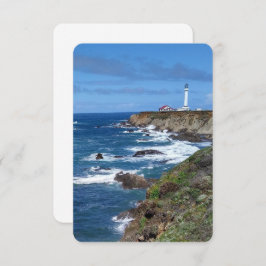 海岸灯台の写真、CAコースト – カー空白のド サンキューカード