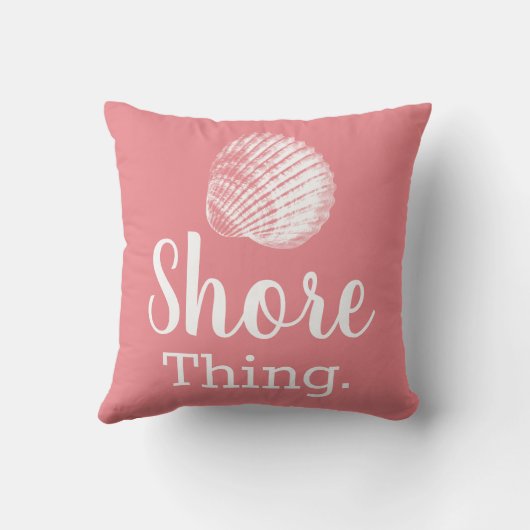 海岸物白貝 クッション (裏面)