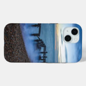 海岸線と防波堤の上の夕暮れの空 Case-Mate iPhoneケース (裏面 (横))