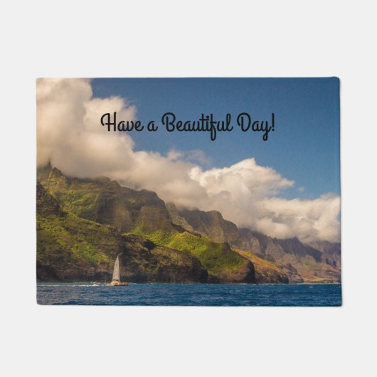 海岸線のドアマットのセーリング ドアマット (正面)