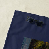 海岸線のビーチタオルの航行 ビーチタオル (インサイチュ)