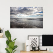 海岸線のポスター上の平和な波 ポスター (ホームオフィス)