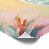 海岸線の俯瞰アート ポスター (コーナー)