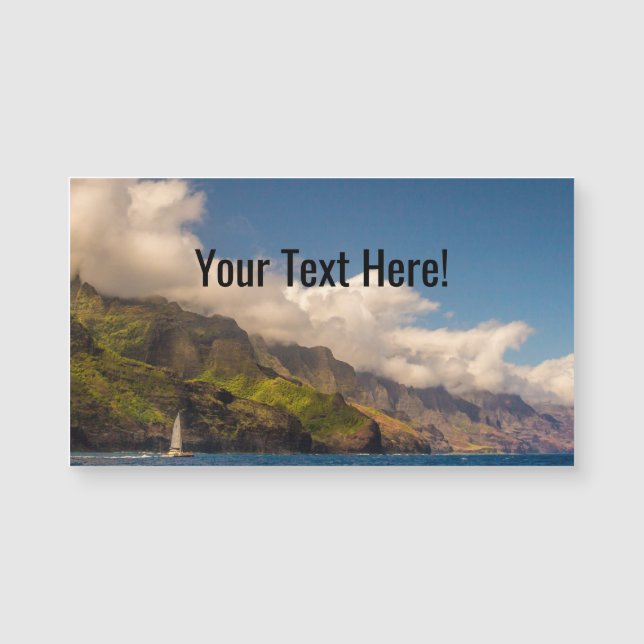 海岸線の磁気名刺の航海 (正面)