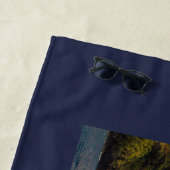 海岸線の航海 ビーチタオル (インサイチュ)