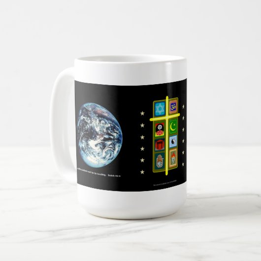 海岸線は彼の教え待ち時間だ。 コーヒーマグカップ (正面左)